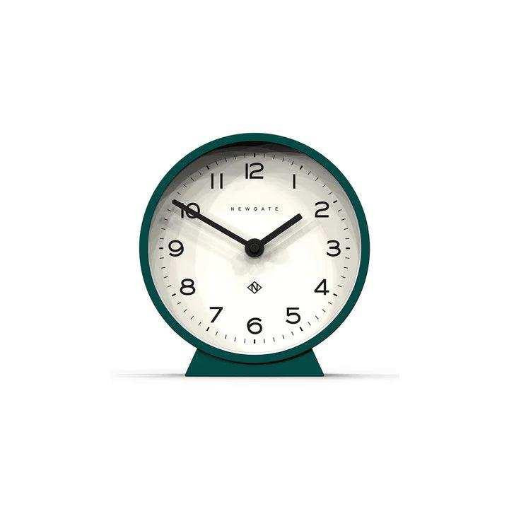Newgate Tischuhr Echo in Grün, analoge Quartz-Uhr mit Silent-Funktion, Höhe: 16 cm - Bild 1