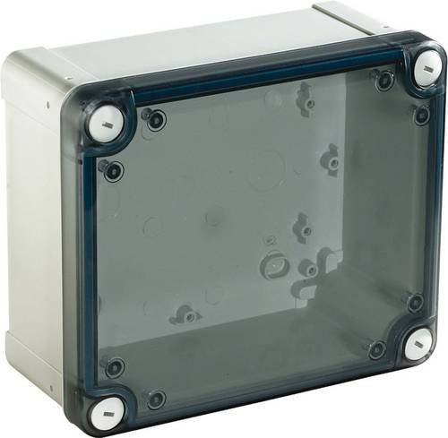 Schneider Electric NSYTBP24198T PC-Gehäuse aus Polycarbonat in Lichtgrau (RAL 7035), Wandmontage, B/H/T: 19,4 x 24,1 x 8,7 cm - Bild 1