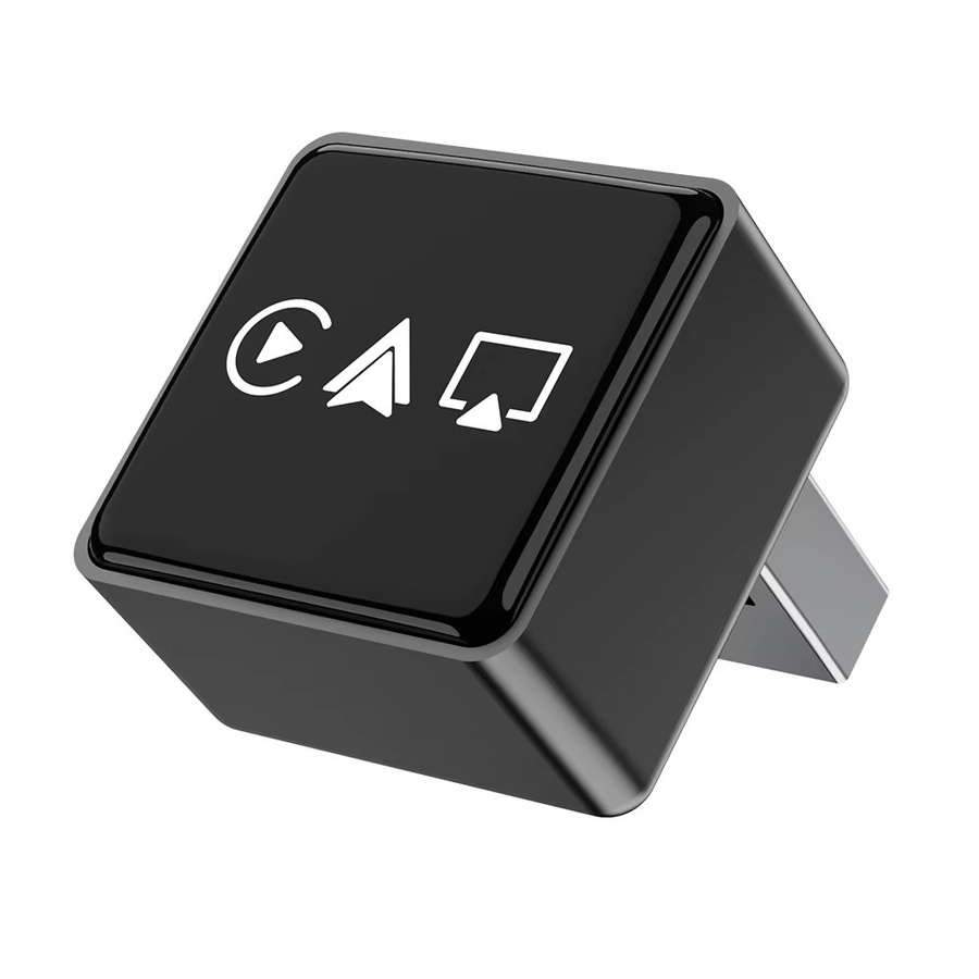XUDA 4-in-1 Kabelloser CarPlay und Android Auto Adapter mit Airplay und Mirror Link, WiFi und Bluetooth, USB Plug-and-Play Dongle, Schwarz - Bild 7