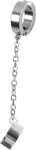 Wucifang Jewelry Ohrclips, Silber, Zirkonia, Damen - Bild 1
