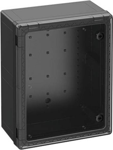 Spelsberg GEOS-S 4050-22-to/sw Schaltschrank aus Polycarbonat in Schwarz und Transparent, B/T/H: 50,0 x 40,0 x 22,6 cm - Bild 1