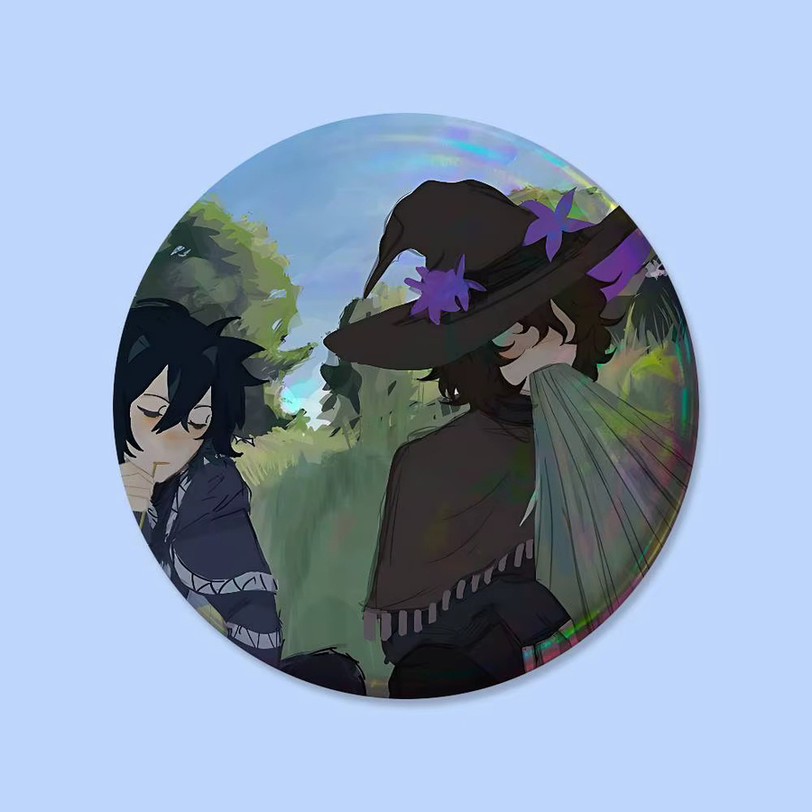 Brosche Anime Azure X Two Time, Unisex - Bild 4
