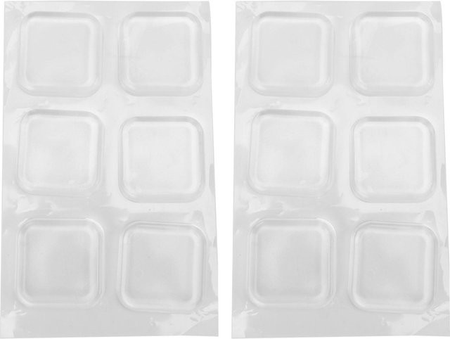 12 Stück selbstklebende Türstopper von Koogeelife aus transparentem Gummi als Schutz für Türgriff und Knauf - Bild 1