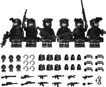 Bandai Minion Spezialpolizei-Set, Kinderspielzeug, Waffenset - Bild 1