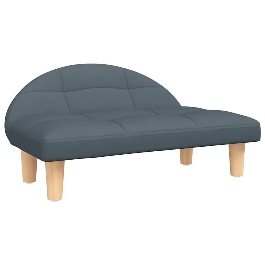 vidaXL Hundebett in Dunkelgrau aus Stoff, B/T/H: 70 x 52 x 30 cm - Bild 2
