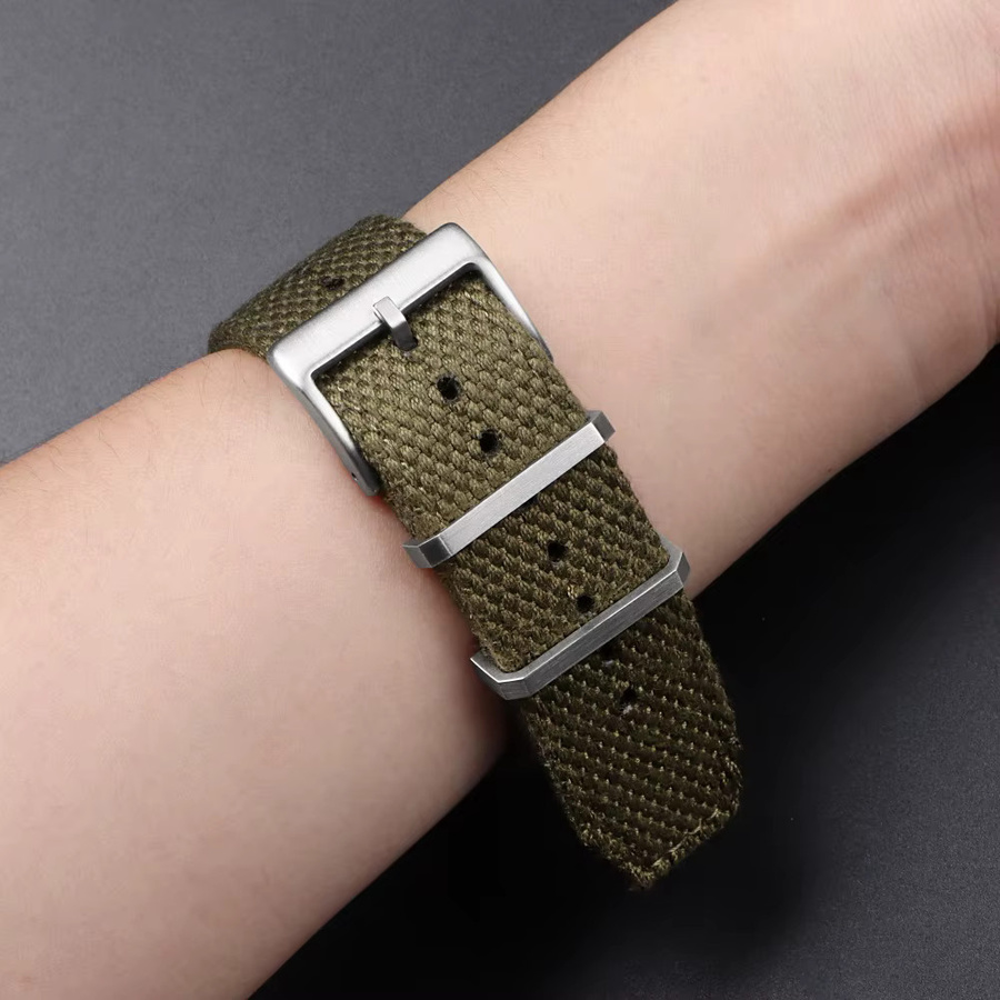 asukaband Uhrenarmband Nylon, 20mm, 22mm, Unisex - Bild 4