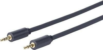 VivoLink Pro Audiokabel mit 3,5 mm Mini-Stecker auf Mini-Stecker in Schwarz, Länge: 20,0 m - Bild 1