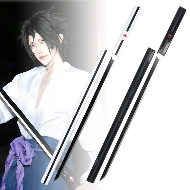 MINISO Uchiha Sasuke Katana Kusanagi Schwert, Holz, 40 Zoll - Bild 1
