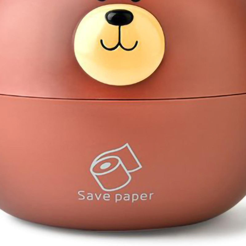 CosyHome Taschentuchbox Bär Design aus Kunststoff in Braun - Bild 3