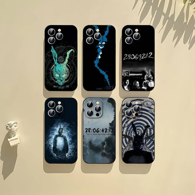 D-Donnie D-Darkos Film Handyhülle Schwarz für iPhone 17, 16, 15, 14, 13, 11 Pro Max, Plus, X, Xr, Xs Max und 13 Mini - Bild 1