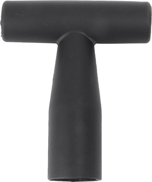 CosyHome Schneeschaufelstiel mit T-Griff aus Kunststoff in Schwarz, Innendurchmesser: 3,4 cm - Bild 1