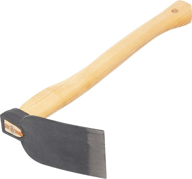 LUX-TOOLS Blatthacke Mini aus Werkzeugstahl mit Eschenstiel in Braun - Bild 1