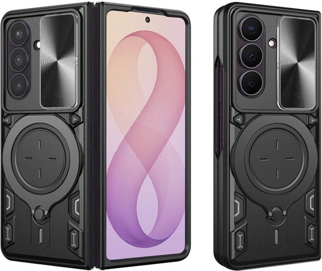 Techsuit CamGuard Pro Schutzhülle für Samsung Galaxy Z Fold8 Ultra F976 und Samsung Galaxy Z Fold7 F966 in Schwarz - Bild 1