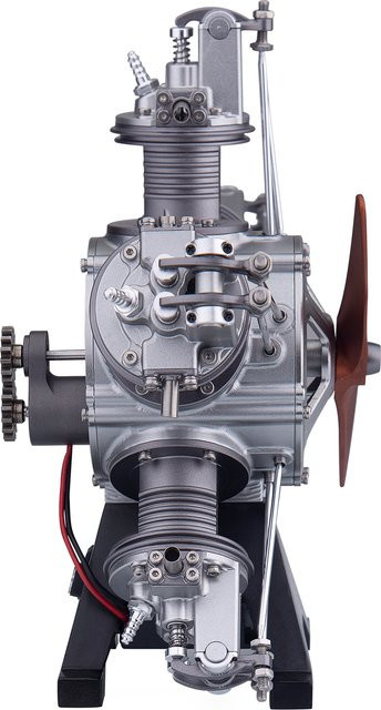 TECHING Fünfzylinder-Radialmotor Flugzeugmotor, Elektromodell, Metall, ab 12 Jahren - Bild 1