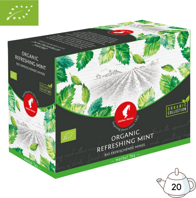 Julius Meinl Kräutertee Bio Minze, Teebeutel, 20 Stück - Bild 1