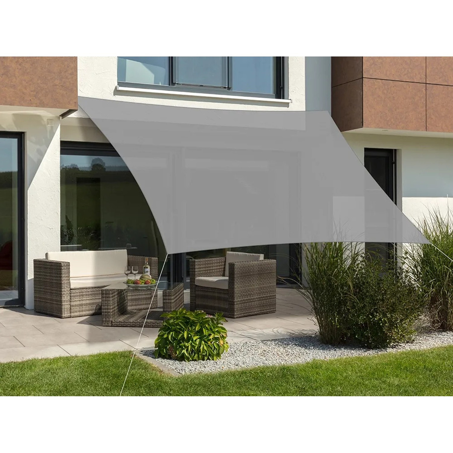 Schneider Schirme Sonnensegel Teneriffa quadratisch silbergrau B/B: 500 x 500 cm - Bild 2