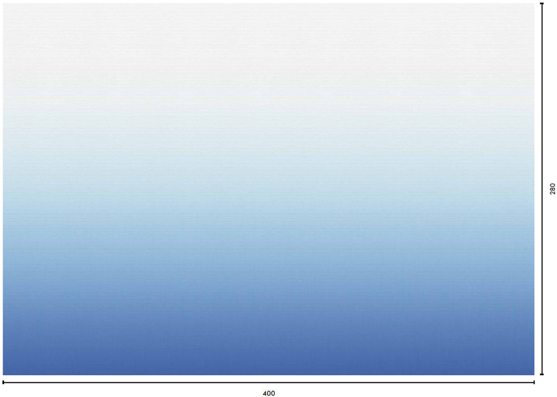 Coordonne Wandbild Foradada Abstrakt in Blau im Querformat - Bild 1
