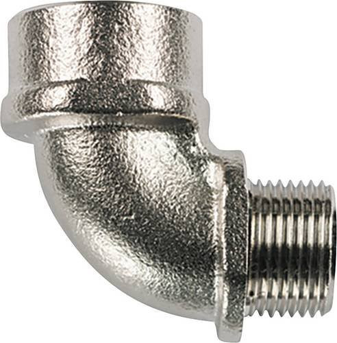 HellermannTyton Schlauchverschraubung aus Metall M50 90° in Silber - Bild 1