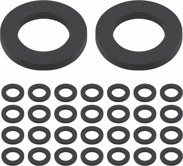 30 Stück Toro O-Ring Gummi-Unterlegscheiben Dichtungen in Schwarz für Wasserhahn-Anschlüsse und Duschkopfschlauch-Hardware - Bild 1