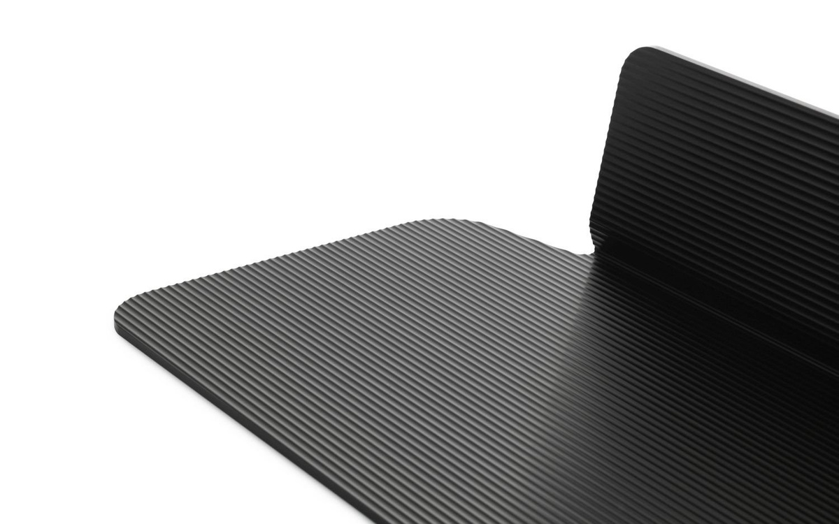 Normann Copenhagen Jet Wandregal aus Aluminium in Schwarz mit geriffelter Struktur - Bild 2