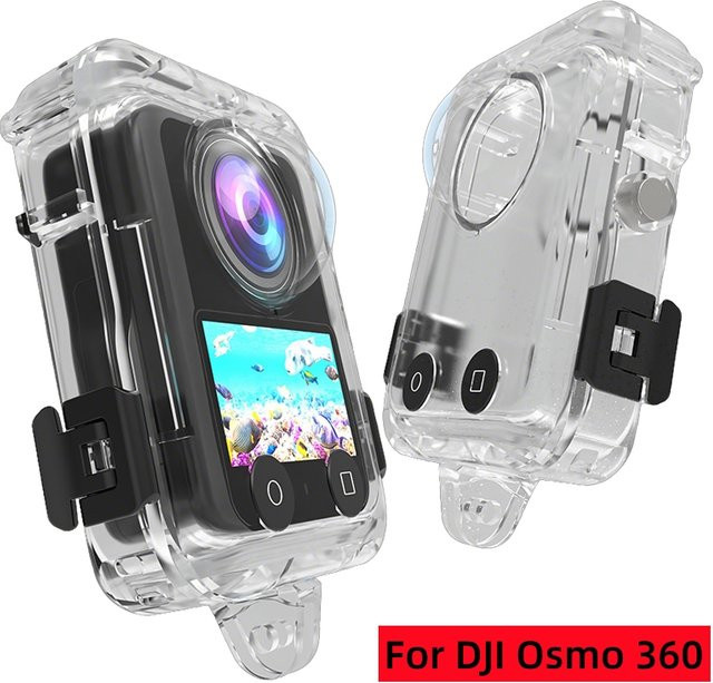 Wasserdichtes Tauchgehäuse für DJI Osmo 360 in Transparent, Schutzhülle für Unterwasseraufnahmen bis 40 m Tiefe - Bild 1