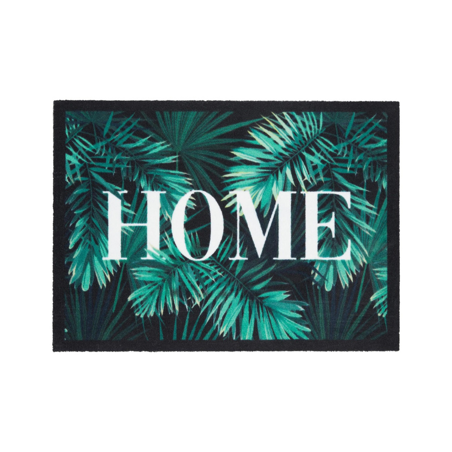 Modern Living Fußmatte Jungle Leaves in Anthrazit und Grün mit floralem Naturdesign, B/B: 50 x 70 cm - Bild 2