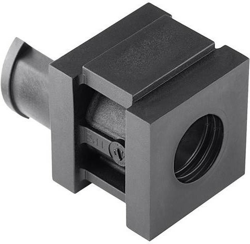 HellermannTyton Einfachtülle VP-S_11-12 aus halogenfreiem Kunststoff in Schwarz, 20 Stück - Bild 1