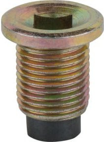 KS Tools Ölablassschraube mit Innenvierkant 8mm, M16x1,5x24mm, Farbe: Silber, 10er-Pack - Bild 1