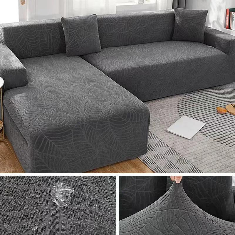 Warmth Home Wasserdichter und elastischer Sofabezug aus dickem Polarfleece für 2-Sitzer Ecksofas, Breite: 140-185 cm - Bild 3