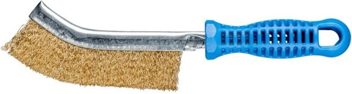 PFERD Handbürste HBG gebogen mit Messing-Draht Durchmesser 0,30 mm, 10 Stück - Bild 2