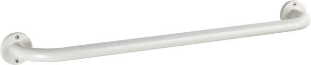 Wenko Badetuchhalter Basic aus Edelstahl in Weiß, wandmontiert, Breite: 60 cm - Bild 1