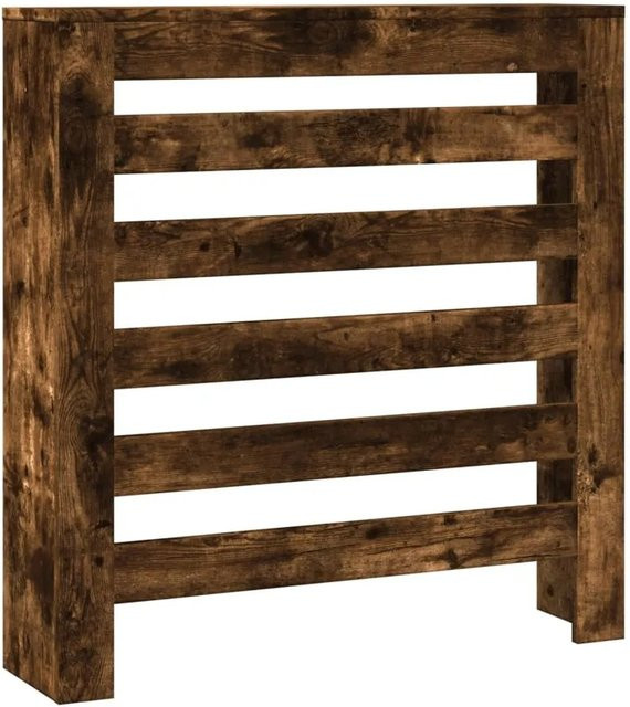 vidaXL Heizkörperverkleidung in Räuchereiche mit Latten-Design, modern, braun, B/T/H: 78 x 20 x 82 cm - Bild 1