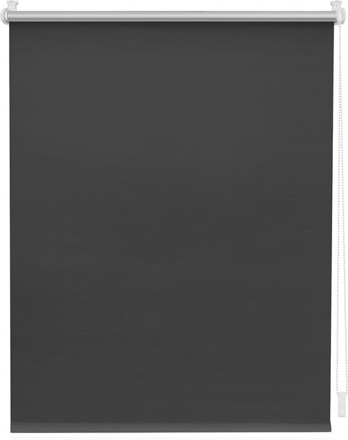 LICHTBLICK Thermo-Klemmrollo Verdunkelnd in Anthrazit, B: 70 cm, H: 150 cm - Bild 1