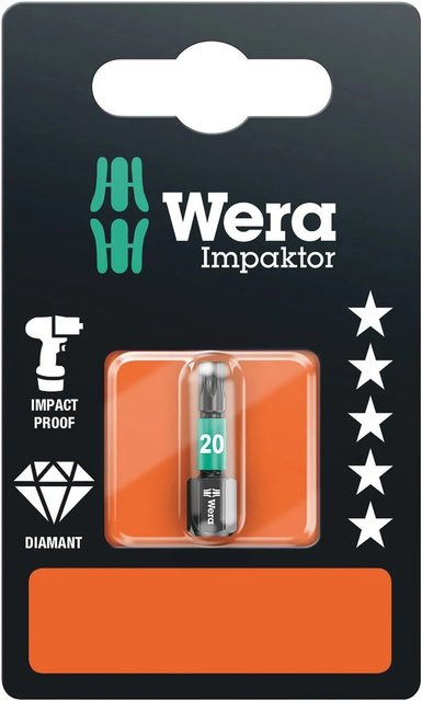 Wera Diamant Bit TX20 x 25 mm Impaktor 867/1 in Silber - Bild 1