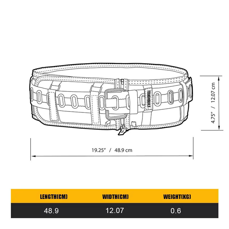 TOUGHBUILT TB-CT-40P Gürtelschutz mit verdickter und verbreiterter Metallschnallenkonstruktion für schnelles Anhängen - Bild 3