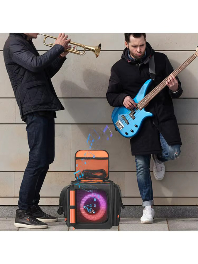 JBL Partybox Encore Essential Schutzhülle, tragbare doppelseitige Aufbewahrungstasche in Schwarz - Bild 7