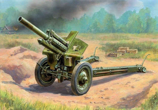 Zvezda WWII Wargame AddOn Sov.M30 Haubitze, Erweiterung, Fahrzeuge - Bild 1