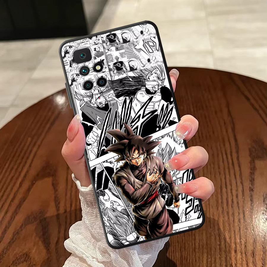 Dragon Ball Saiyajin Goku Handyhülle für Xiaomi Redmi K40 K80 Pro in Schwarz und Multicolour - Bild 5