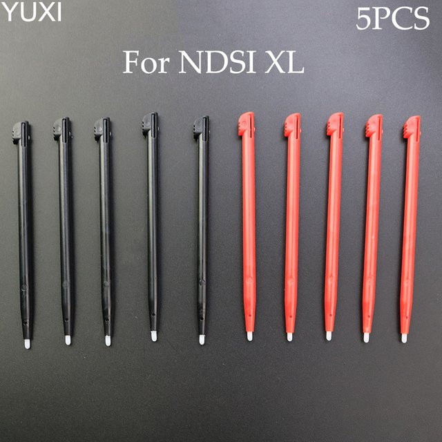 5er Set Stylus Touch Pen für Nintendo NDSi XL in Schwarz und Rot - Bild 1