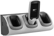 Zebra 3-Slot High Density Non-Locking Cradle Handheld-Ladestation für Zebra MC18 Personal Shopper in Grau (CRD-MC18-3SLOTH-01) - Bild 1