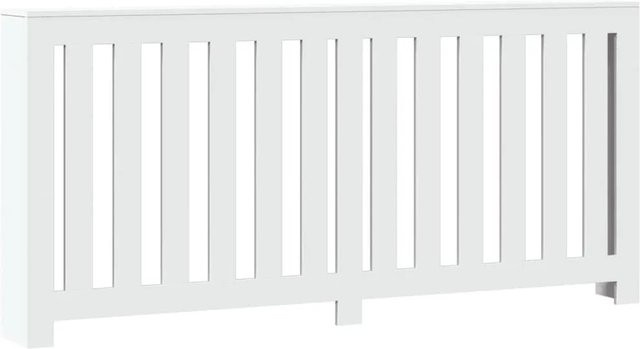 vidaXL Heizkörperverkleidung in Weiß im modernen Latten-Design aus Holzwerkstoff, B/T/H: 175 x 20 x 82 cm - Bild 1