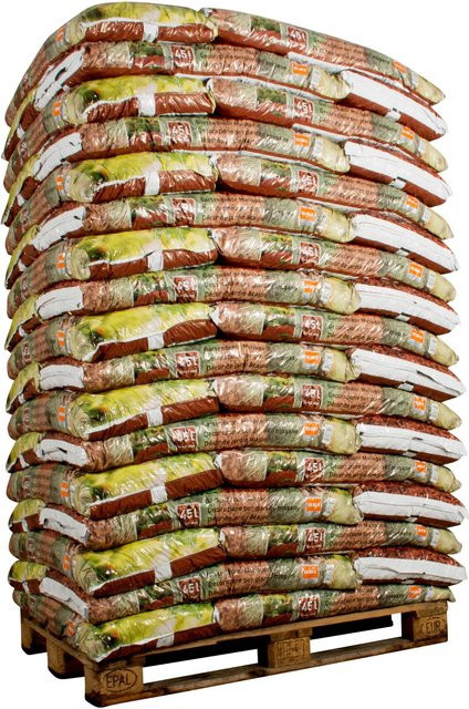 OBI Living Garden Hackschnitzel aus Nadelholz in Rotbraun für Beete und Balkon, Schichtdicke: 40 mm - Bild 1