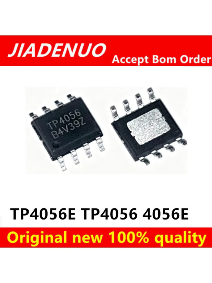 JIADENUO TP4056E SOP-8 Chipsatz, 10 Stück, Schwarz - Bild 2