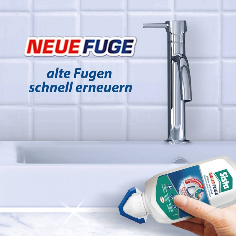 Sista Neue Fuge Sanitärsilikon Weiß 80 ml schimmelresistent - Bild 2