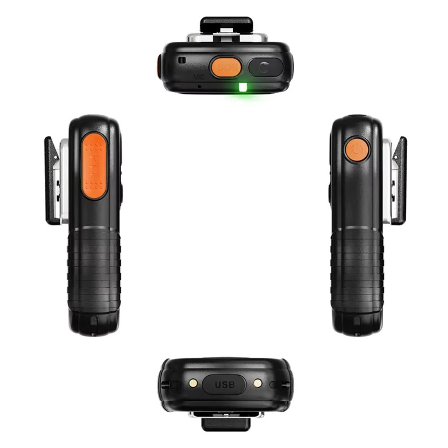 UNIWA BM008 Zello SOS PTT-Knopf Mikrofon in Schwarz mit 1800mAh und Bluetooth für Mobiltelefone und Walkie-Talkies - Bild 5