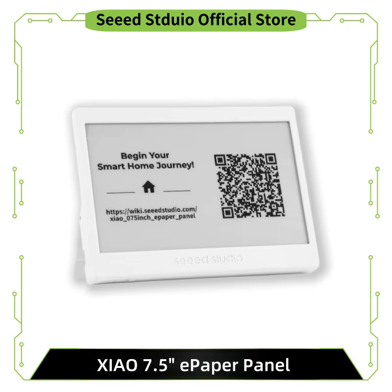 Seeed Studio XIAO 7,5 Zoll ePaper Panel mit E-Ink Display und 2000mAh Akku in Weiß, 800x480 Auflösung, ESP32 kompatibel mit Home Assistant und TRMNL - Bild 2