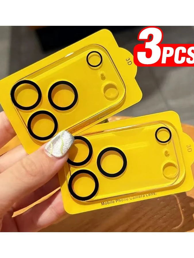3er-Set transparente Glas-Kameralinsenschutzfolien für Apple iPhone 17 Pro Max in HD-Klarheit - Bild 7