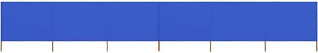 6-teiliges Windschutzgewebe vidaXL in Azurblau, Breite: 80 cm - Bild 1