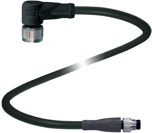 Pepperl+Fuchs 240796-0001 Sensor-Aktor-Steckverbinder konfektioniert, 3-polig, schwarz, Länge: 5 m - Bild 1