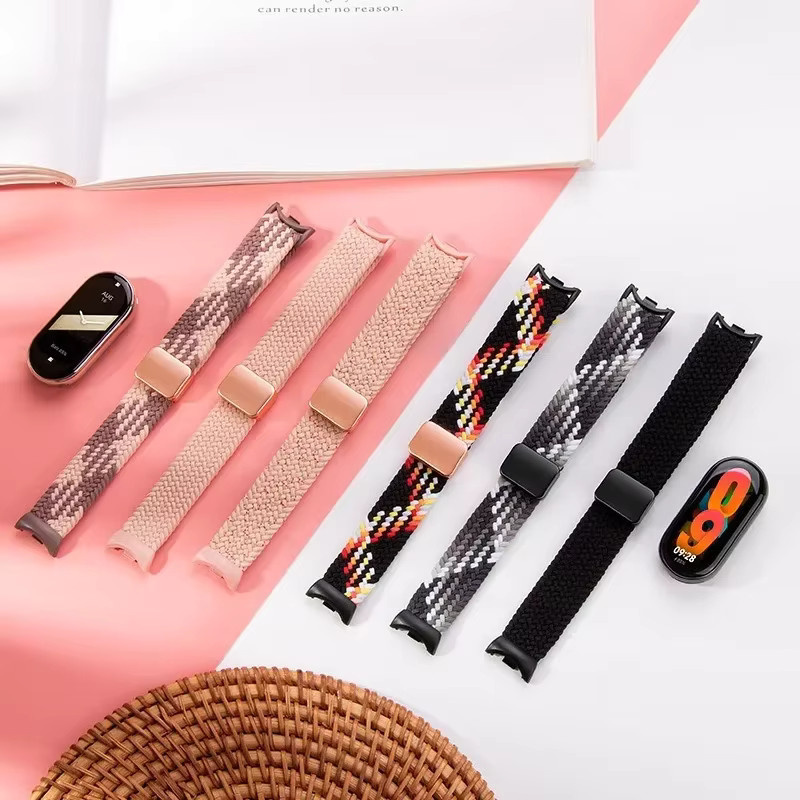 Uhrenarmband Nylon, Bunt, Unisex, für Xiaomi Mi Band 10 9 8 - Bild 2